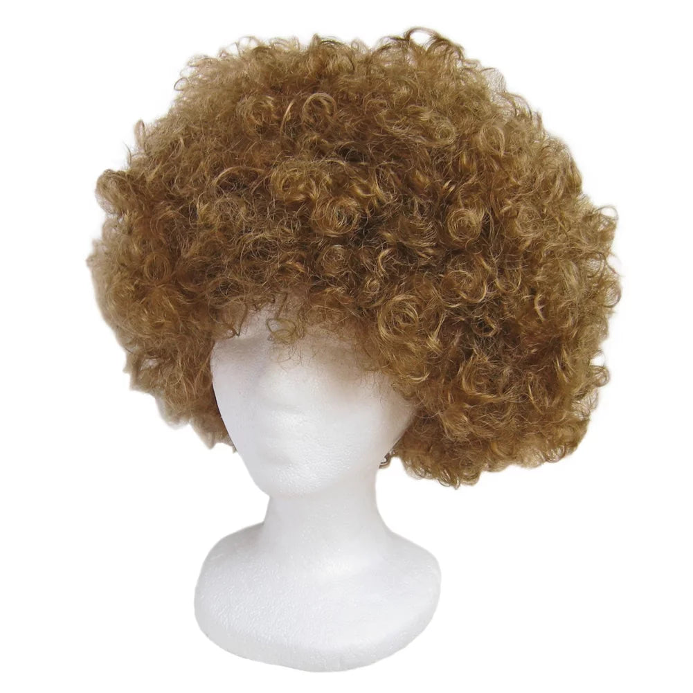 Economy Brown Wig - Halloween Costume Party Wig